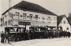 Einweihung Buslinie Daxlanden